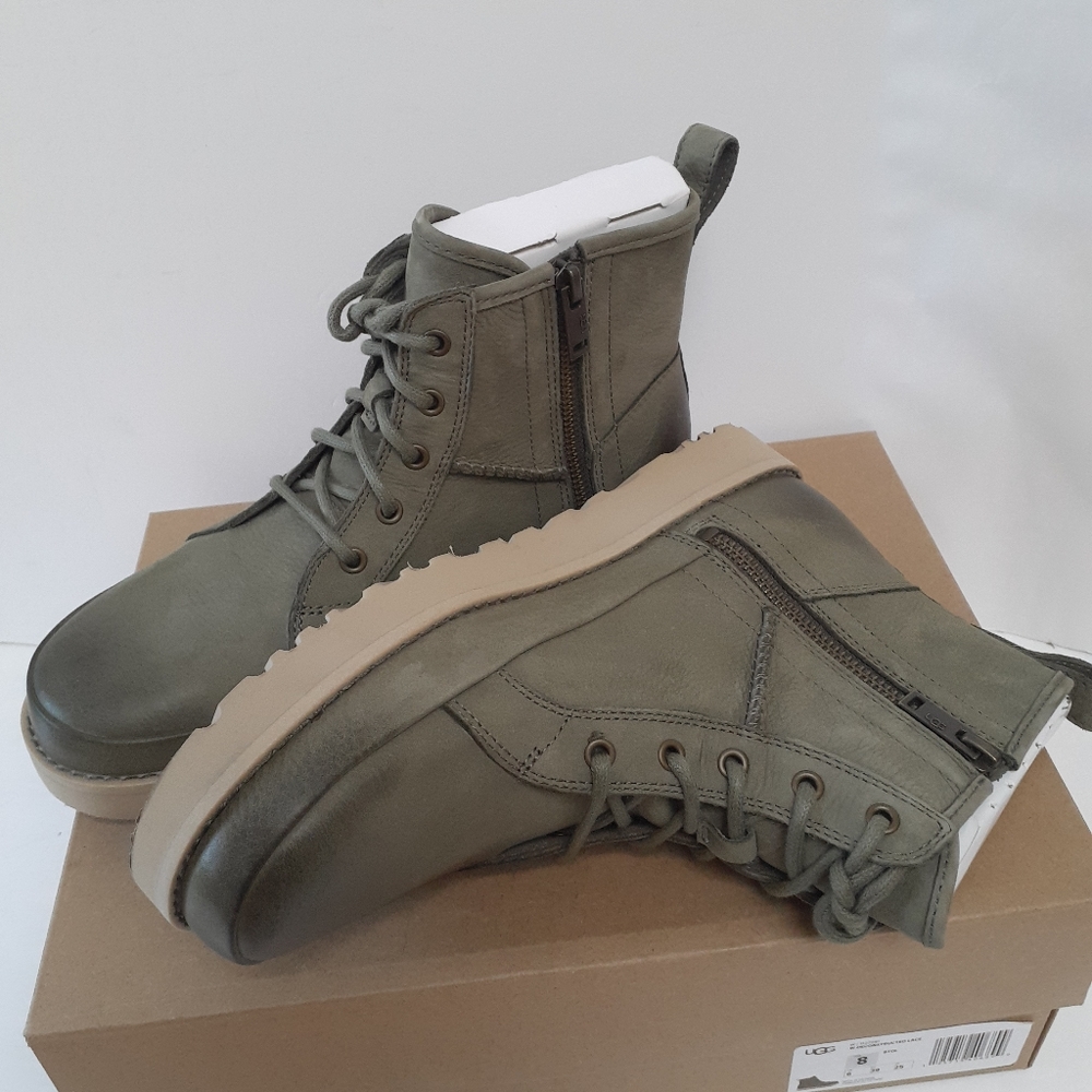 UGG Deconstructed Lace Boots Sz 8 - Picture 4 of 8